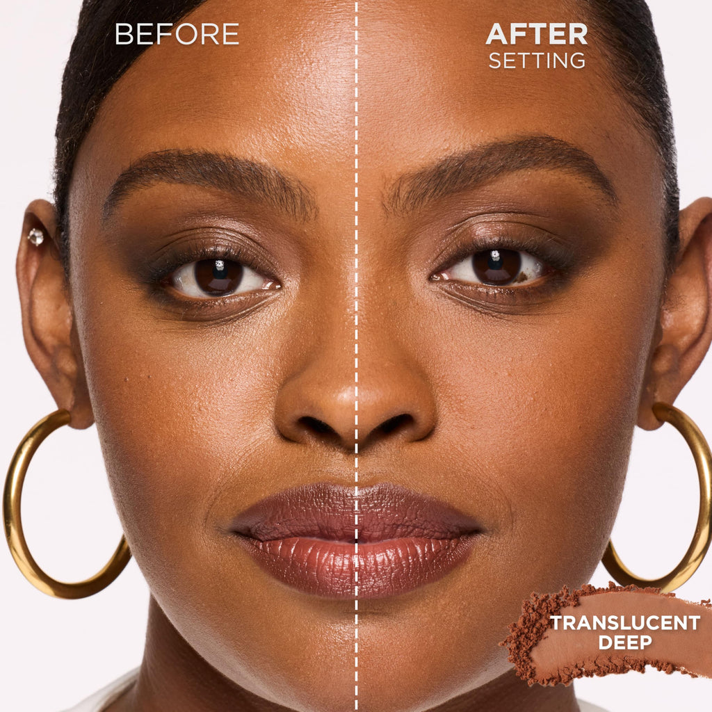 L'Oreal Paris Infallible Blur-fection Longwear Loose Setting Powder, Blurring Face Powder With Up to 24HRs of Wear, Brightening Light Pink, 1 Kit